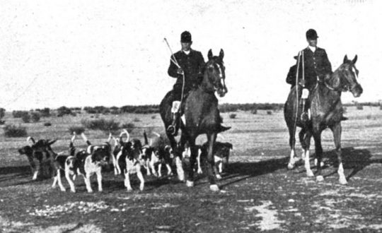 1907 - Montando a caballo en Venta la Rubia