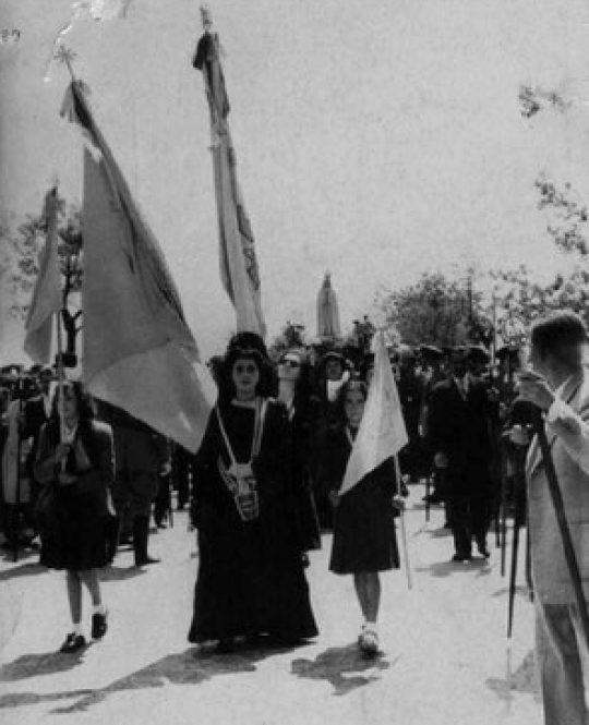 1945 - Procesión de la Virgen de Fátima