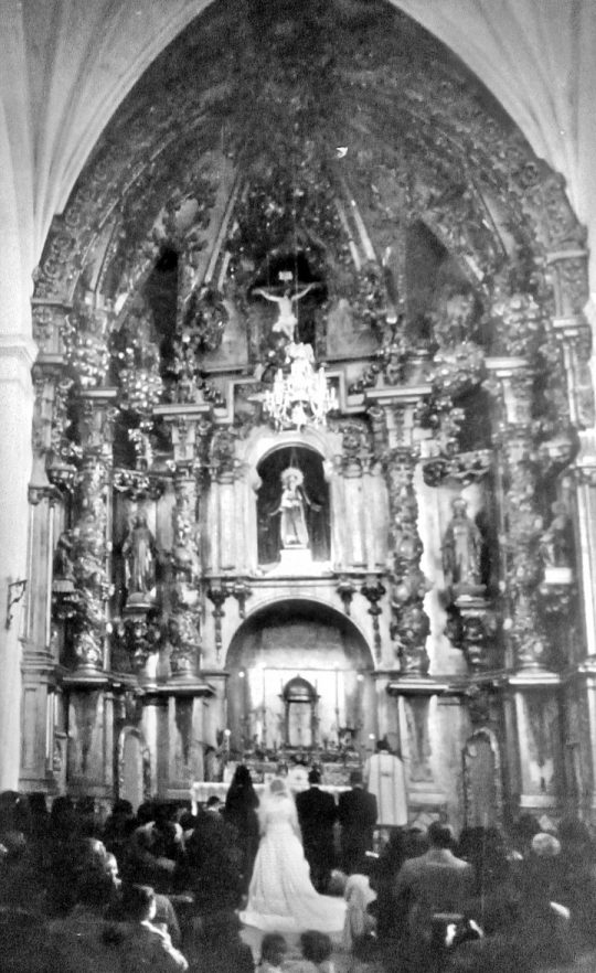 1953 - Boda en la Iglesia de Santa María la Blanca