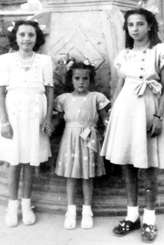 1955 - Tres niñas en Alcorcón