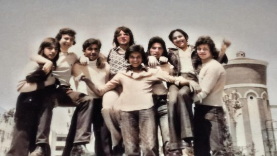 1969 - Jóvenes en la Plaza de la Hispanidad