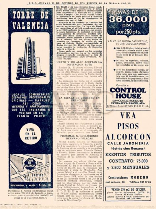 1970 - Venta de pisos en Calle Jabonería