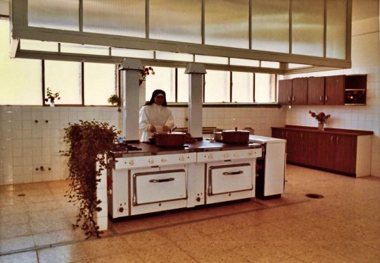 1972 - Cocina del colegio Amor de Dios