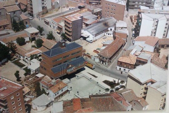 1975 - Foto aérea del Ayuntamiento de Alcorcón