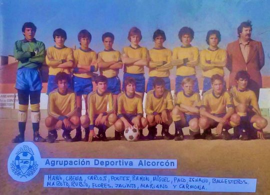 1978 - El equipo infantil del Alcorcón de fútbol