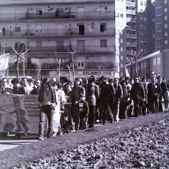 1980 - Manifestación por la enseñanza en Calle Cantos