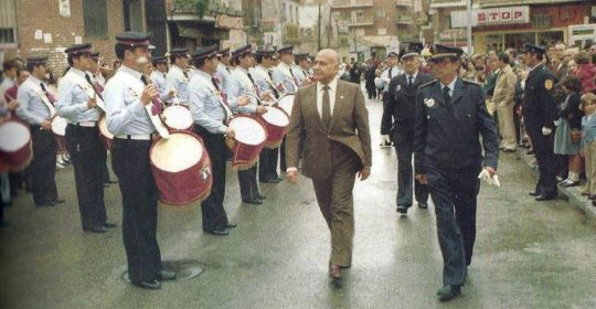1981 - Toma de posesión en la Calle Mayor del alcalde José Aranda