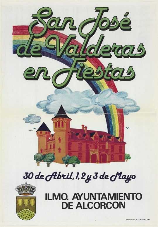 1981 - Cartel de las fiestas de San José de Valderas