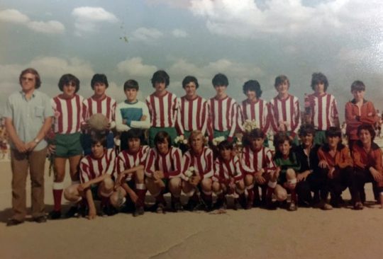 1985 - Partido de fútbol entre el Atlético y el Granada en Santo Domingo