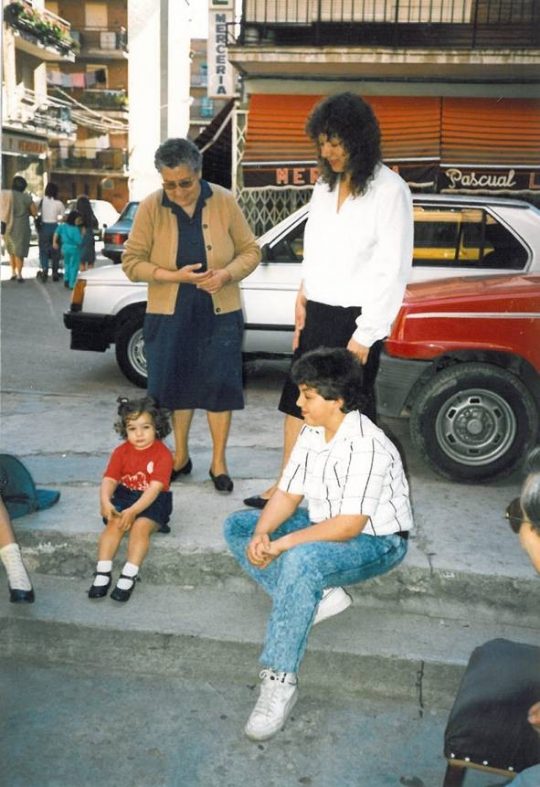 1988 - Calle Recodos haciendo esquina con Santa Gema