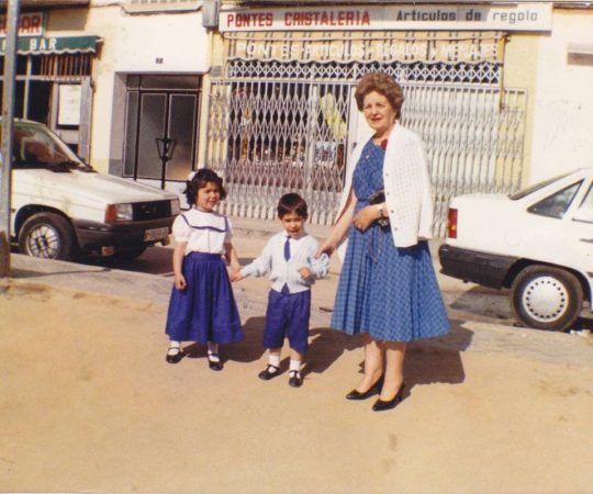 1989 - Cristalería Pontes en Calle Clavel