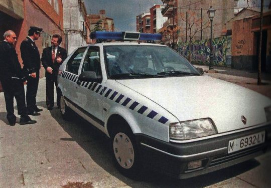 1991 - La Policía en Plaza de España