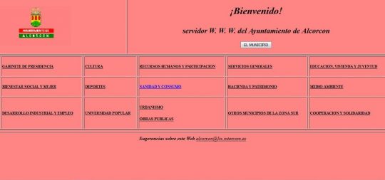 1997 - Página web de Alcorcón