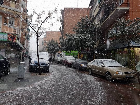 2018 - Calle Fuenlabrada nevada