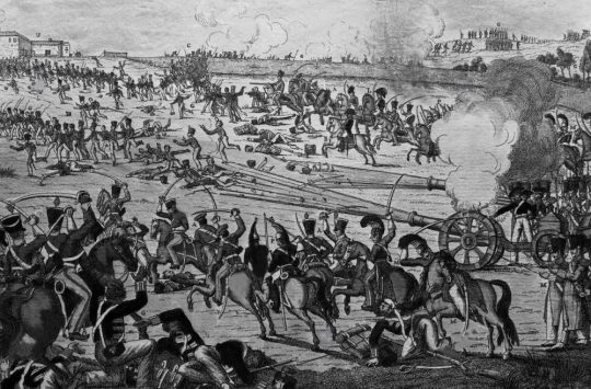 1822 - Batalla en Las Ventas el 7 de julio